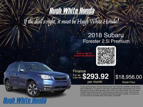 2018 Subaru Forester 2.5i Premium