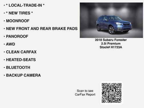 2018 Subaru Forester 2.5i Premium