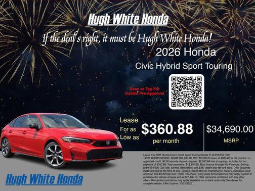 2026 Honda Civic Hybrid Sport Touring