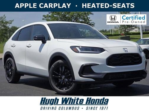 Platinum White Pearl 2026 Honda HR-V AWD Sport