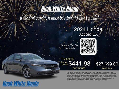 2024 Honda Accord EX 1.5T