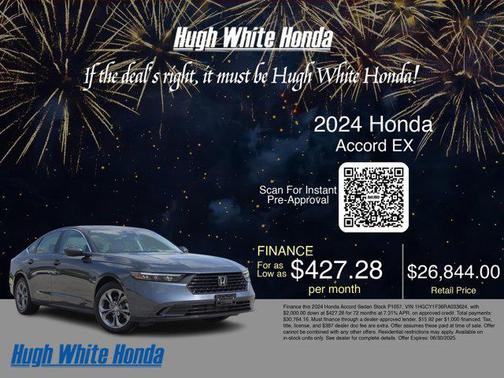2024 Honda Accord EX 1.5T