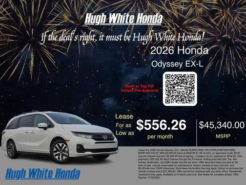 2026 Honda Odyssey EX-L