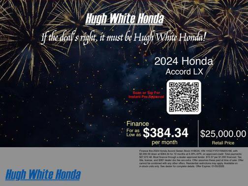 2024 Honda Accord LX 1.5T