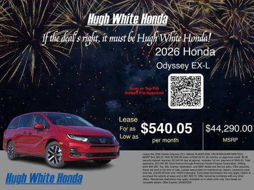 2026 Honda Odyssey EX-L