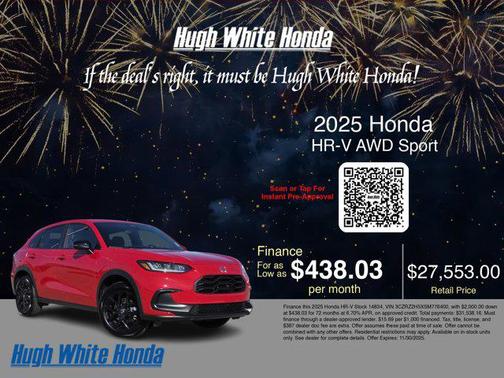 2025 Honda HR-V AWD Sport