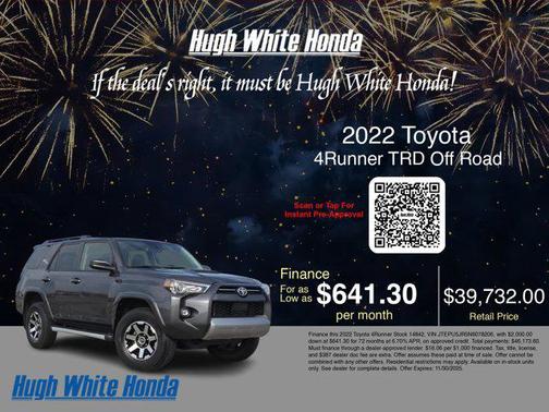 2022 Toyota 4Runner TRD Off Road