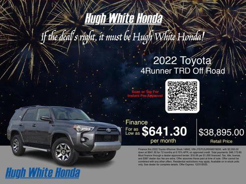 2022 Toyota 4Runner TRD Off Road