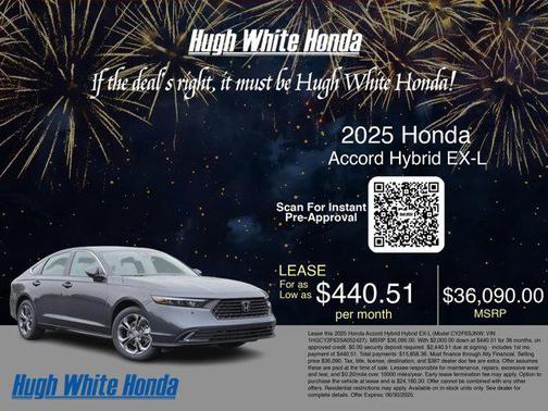 2025 Honda Accord Hybrid EX-L