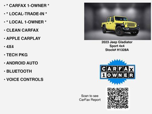 2023 Jeep Gladiator Sport