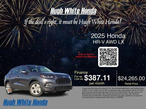 2025 Honda HR-V LX