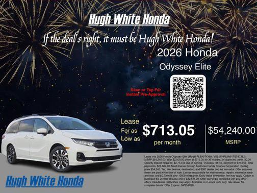 2026 Honda Odyssey Elite