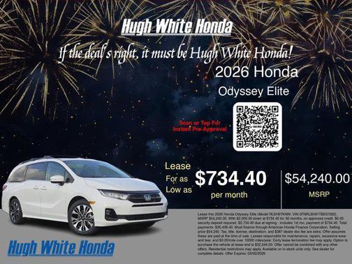 2026 Honda Odyssey Elite