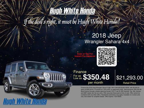 2018 Jeep Wrangler Unlimited Sahara