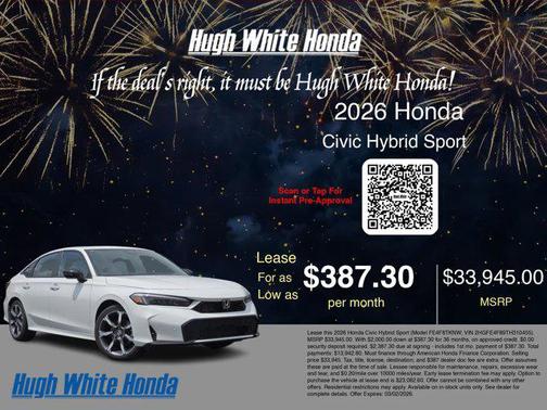 2026 Honda Civic Hybrid Sport Touring