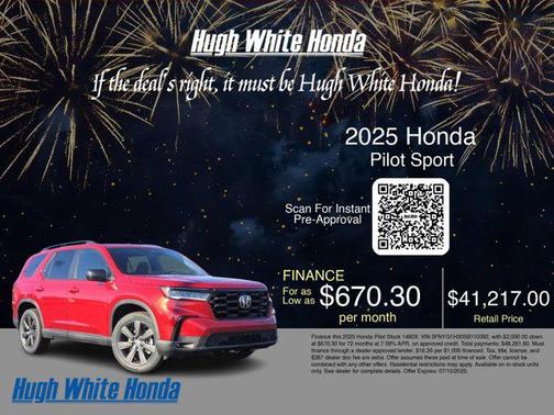 2025 Honda Pilot Sport