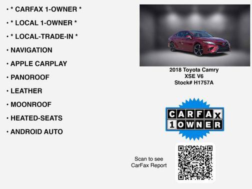 2018 Toyota Camry XSE