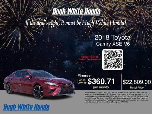 2018 Toyota Camry XSE