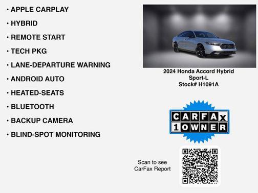 2024 Honda Accord Hybrid Base