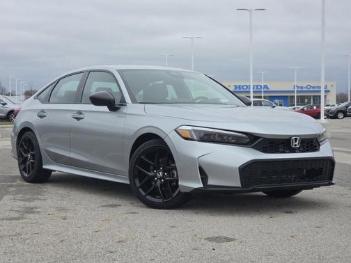 Solar Silver Metallic 2026 Honda Civic Sport