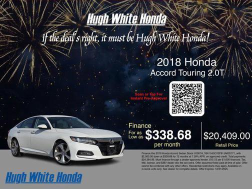 2018 Honda Accord Touring 2.0T