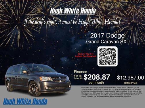 2017 Dodge Grand Caravan SXT