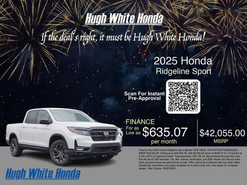 2025 Honda Ridgeline Sport