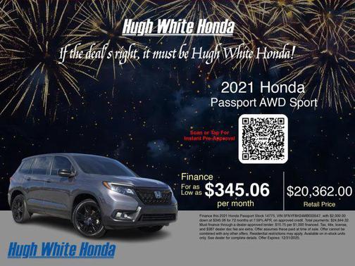 2021 Honda Passport AWD Sport