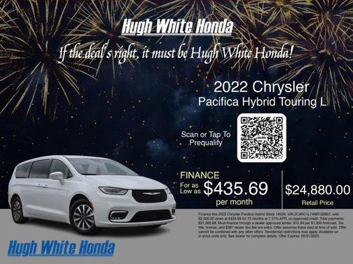 2022 Chrysler Pacifica Hybrid Touring L