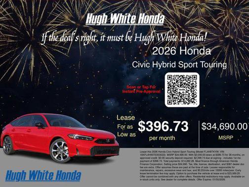 2026 Honda Civic Hybrid Sport Touring