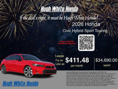 2026 Honda Civic Hybrid Sport Touring