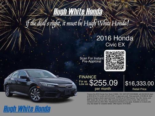 2016 Honda Civic EX