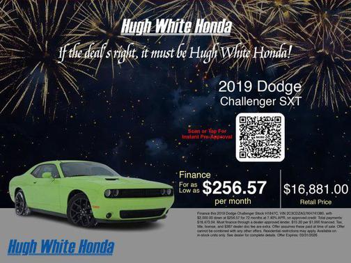 2019 Dodge Challenger SXT