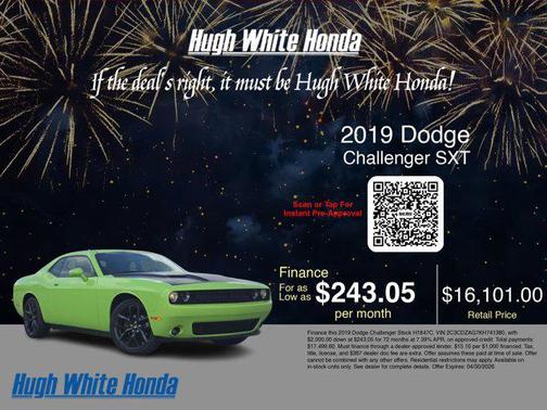 2019 Dodge Challenger SXT