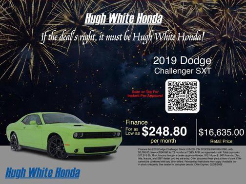 2019 Dodge Challenger SXT