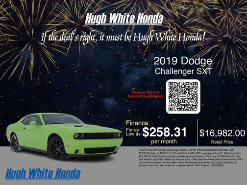 2019 Dodge Challenger SXT