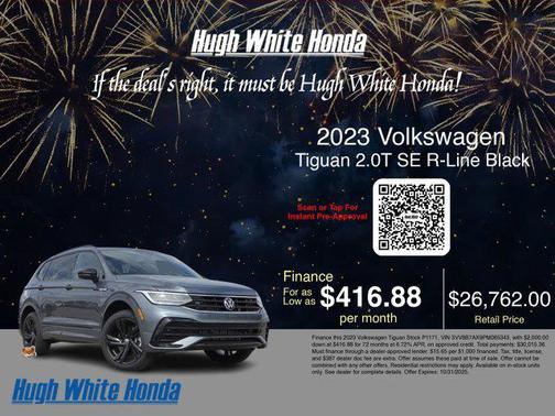 2023 Volkswagen Tiguan 2.0T SE R-Line Black 4MOTION