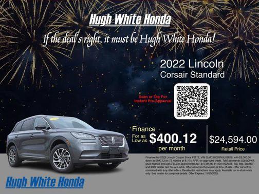 2022 Lincoln Corsair Standard