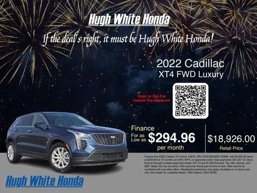 2022 Cadillac XT4 Luxury