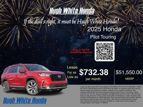 2025 Honda Pilot Touring 8-Passenger