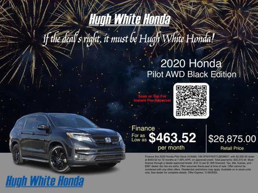 2020 Honda Pilot AWD Black Edition