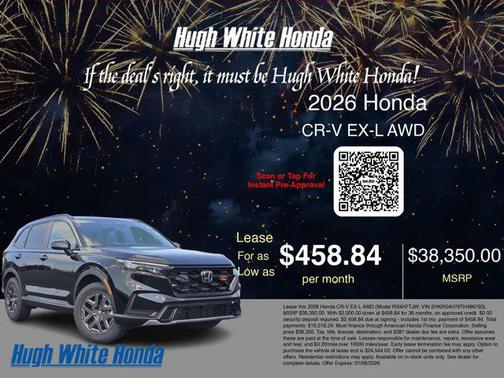 Crystal Black Pearl 2026 Honda CR-V EX-L AWD