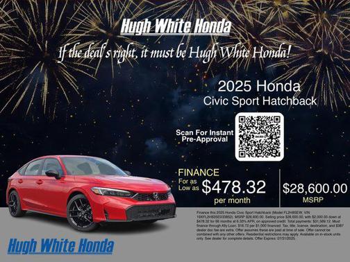 2025 Honda Civic Sport