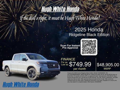 2025 Honda Ridgeline Black