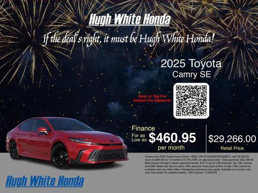 2025 Toyota Camry SE