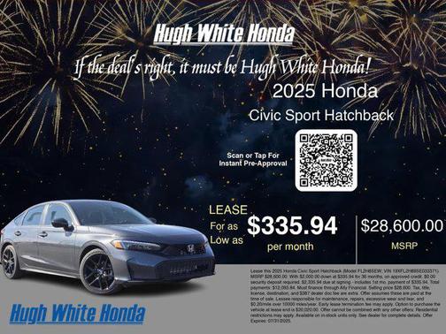 2025 Honda Civic Sport