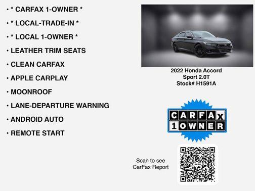 2022 Honda Accord Sport 1.5T