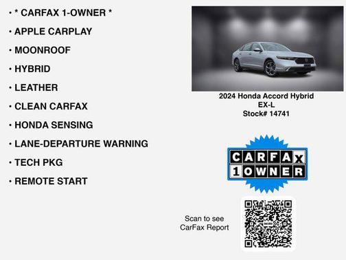 2024 Honda Accord Hybrid EX-L
