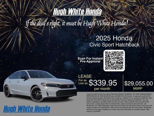 2025 Honda Civic Sport