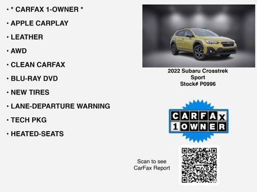 2022 Subaru Crosstrek Sport